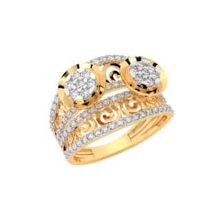 Lucas Round Diamond Engagement Ring